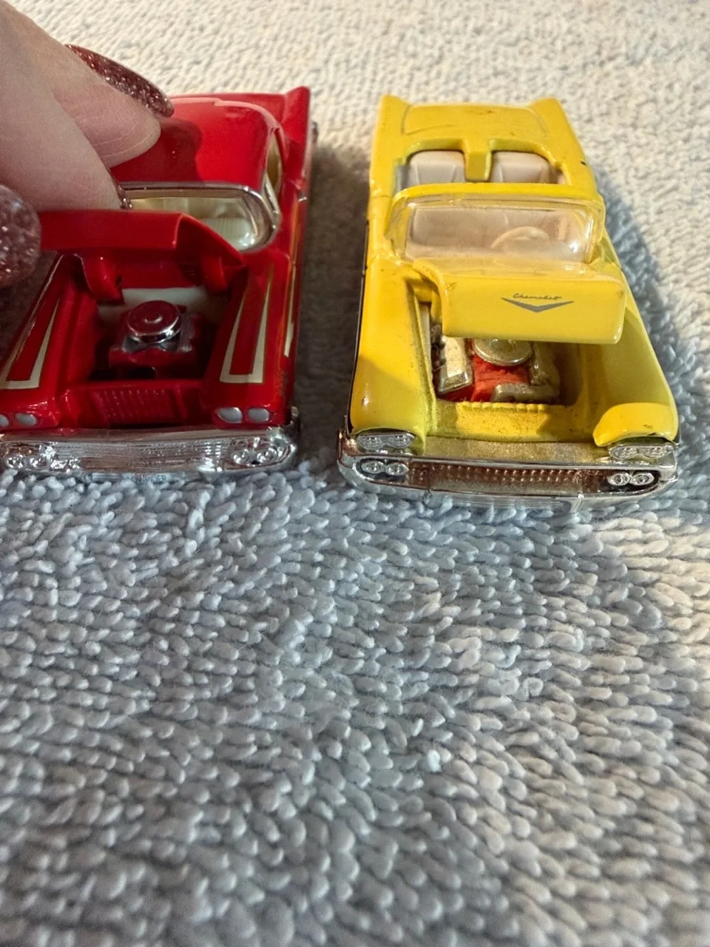 Racing Champions Chevy Impala Die-Cast Car Set of 3 Classic Vehicles Collection